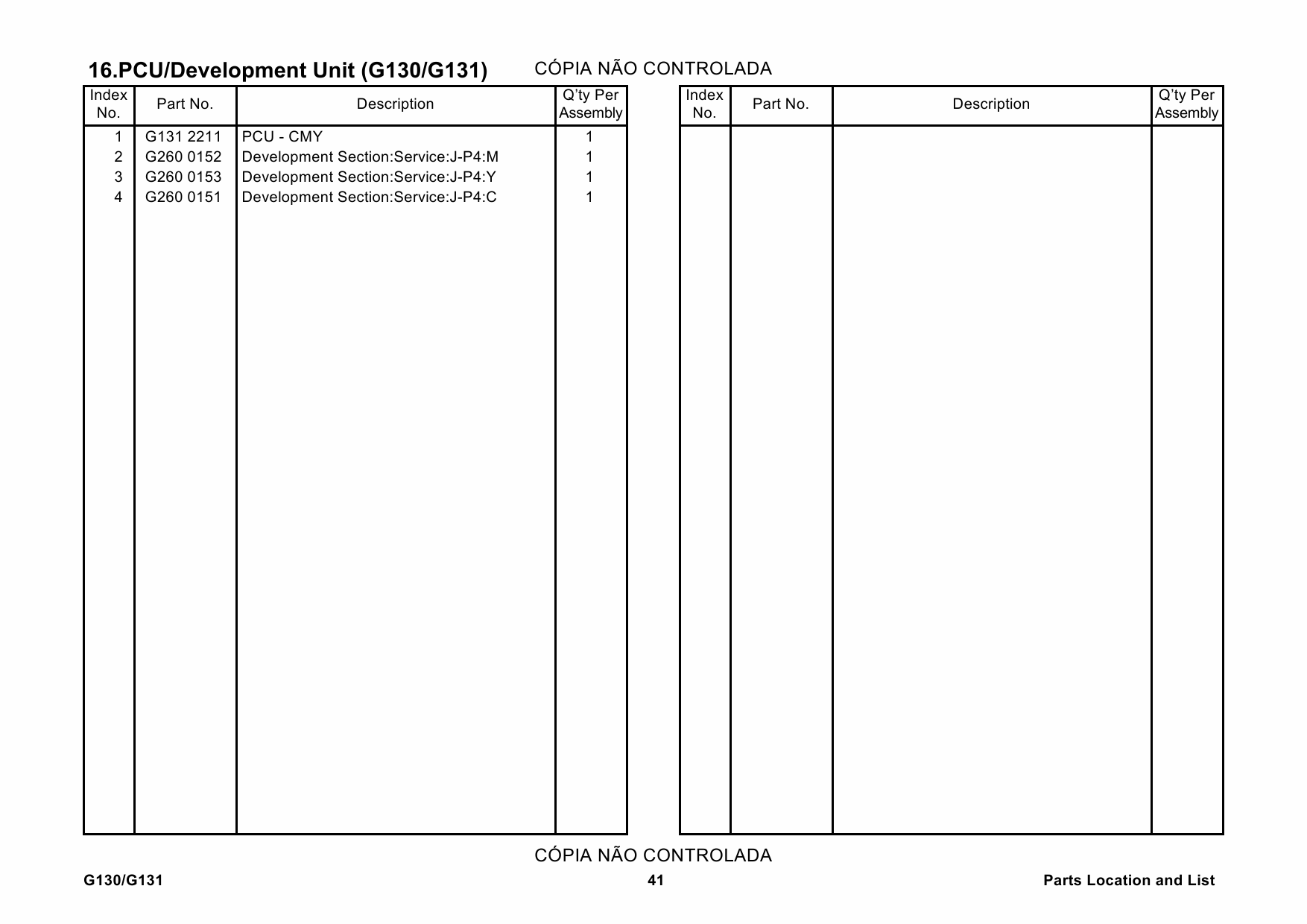 RICOH Aficio CL-7200 7300 G130 G131 Parts Catalog-6